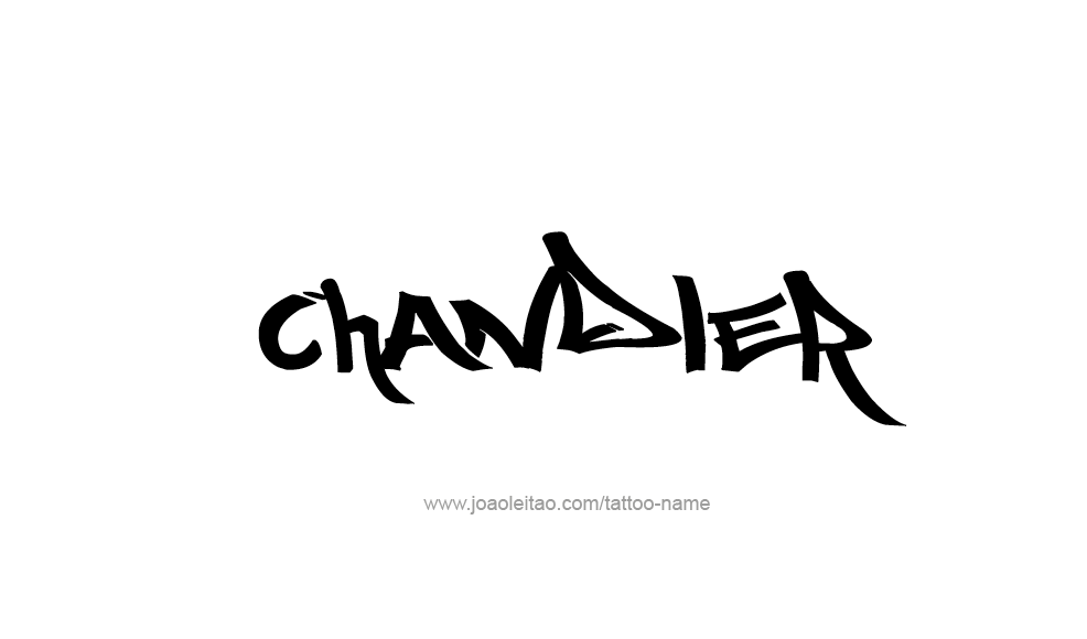 Tattoo Design  Name Chandler   