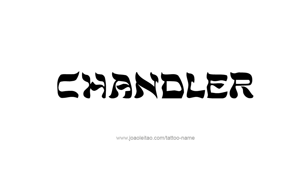 Tattoo Design  Name Chandler   