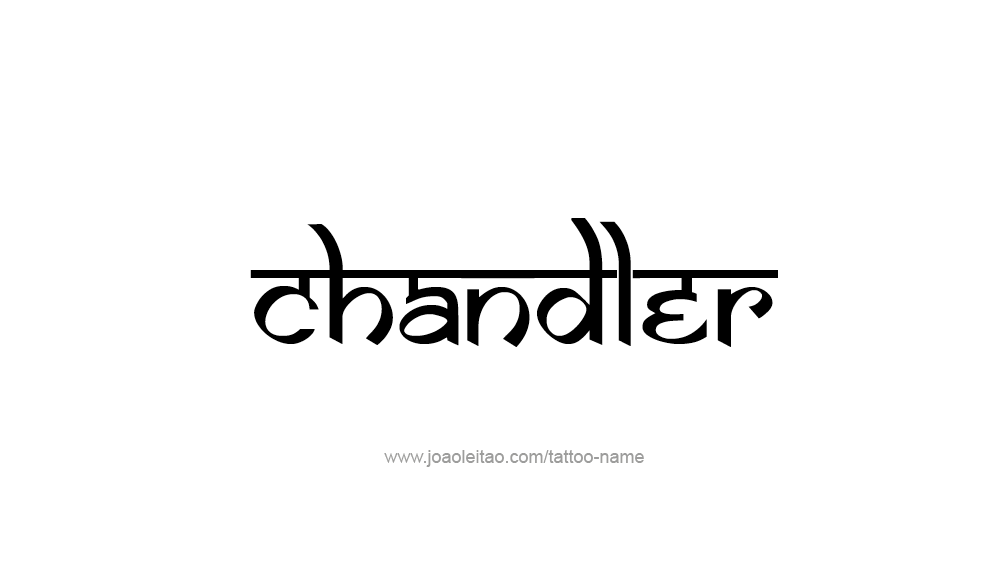 Tattoo Design  Name Chandler   