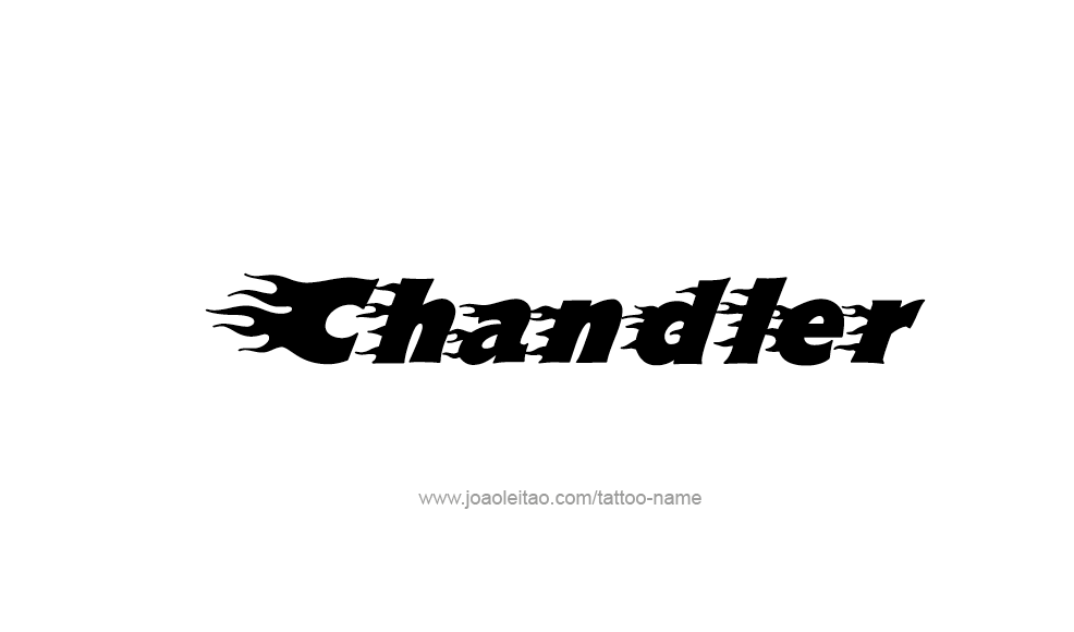 Tattoo Design  Name Chandler   