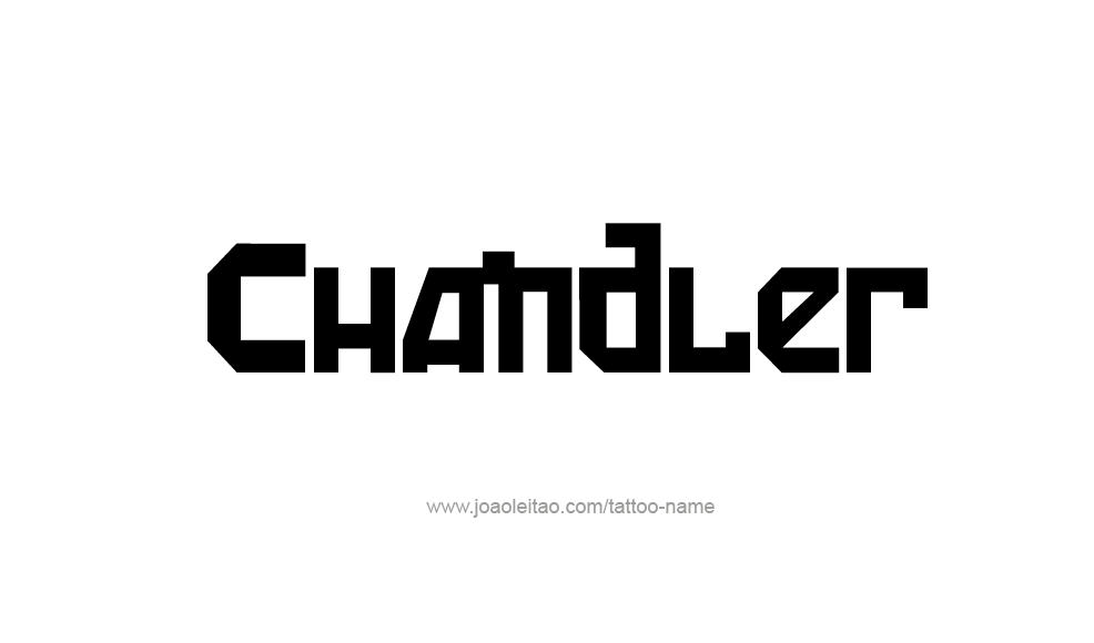 Tattoo Design  Name Chandler   