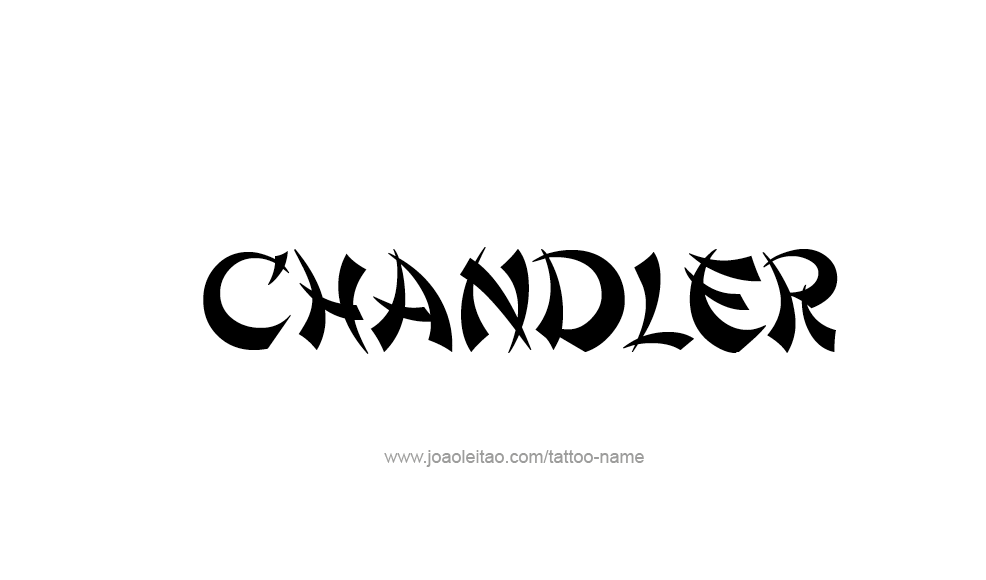 Tattoo Design  Name Chandler
