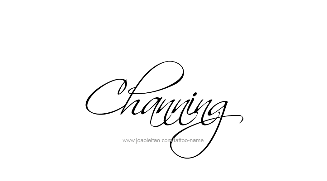 Tattoo Design  Name Channing   