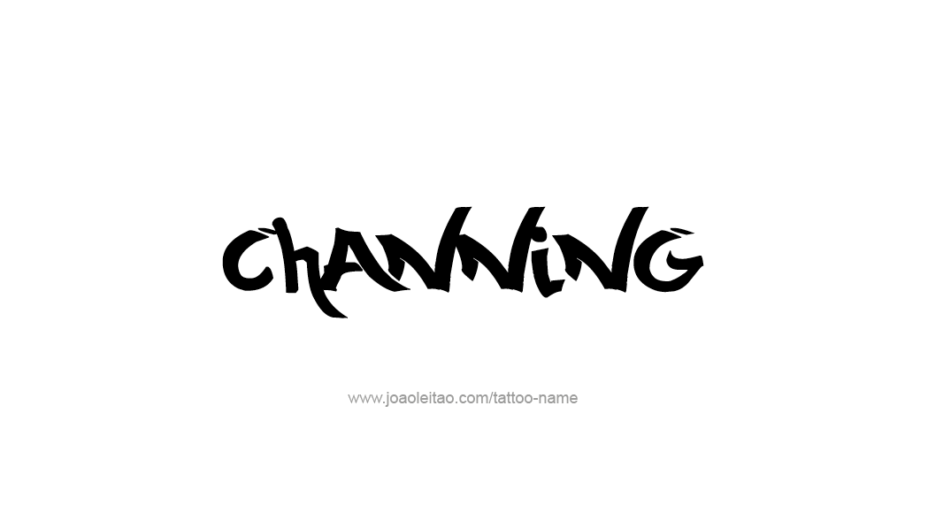 Tattoo Design  Name Channing   