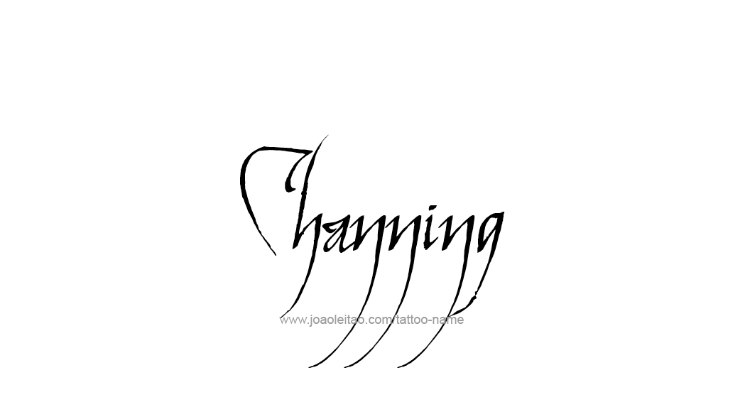 Tattoo Design  Name Channing   