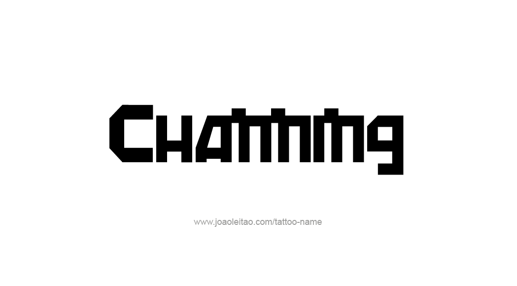 Tattoo Design  Name Channing   