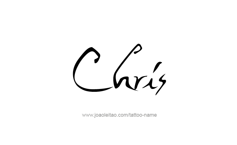 Tattoo Design  Name Chris   