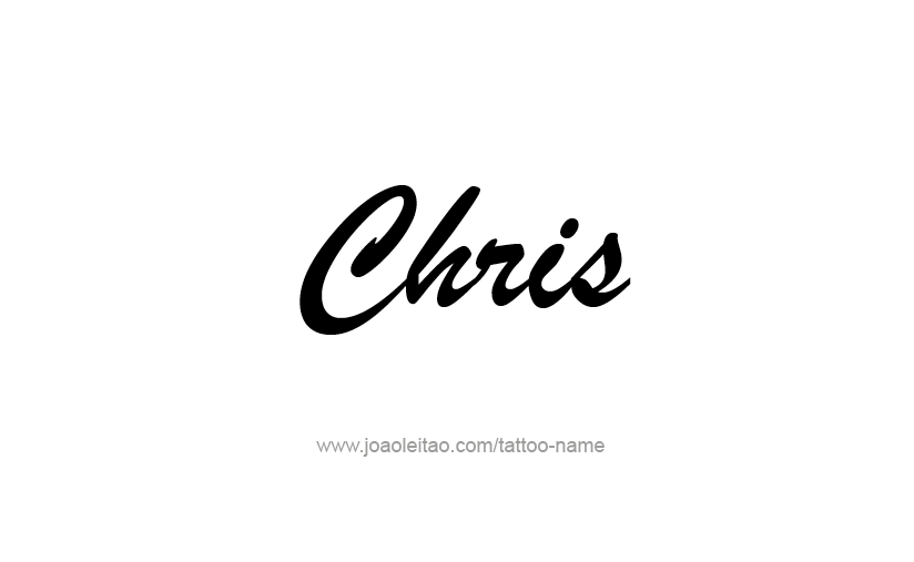 Tattoo Design  Name Chris   