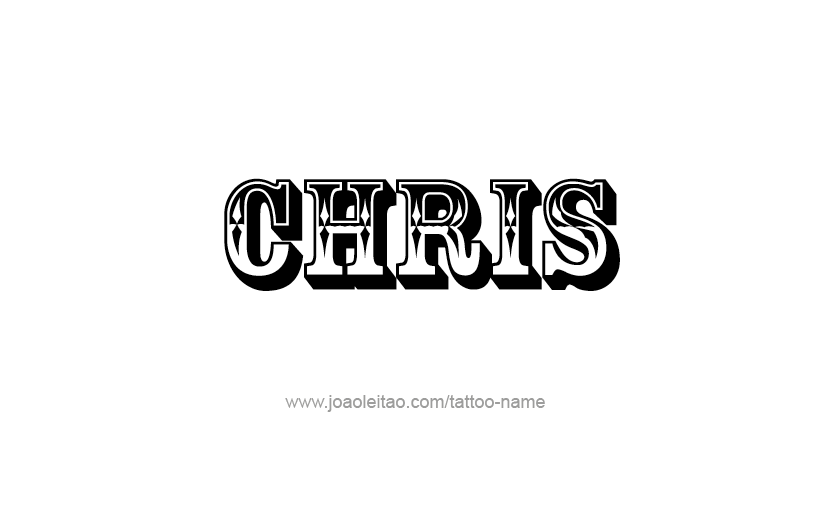 Tattoo Design  Name Chris   