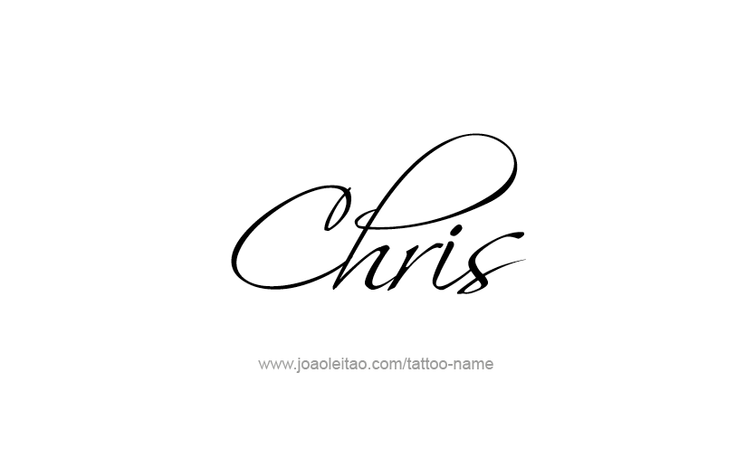 Tattoo Design  Name Chris   