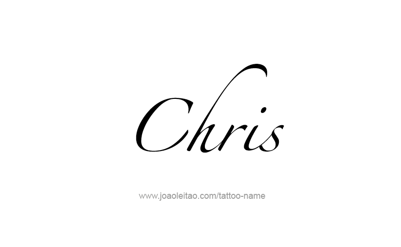 Tattoo Design  Name Chris   