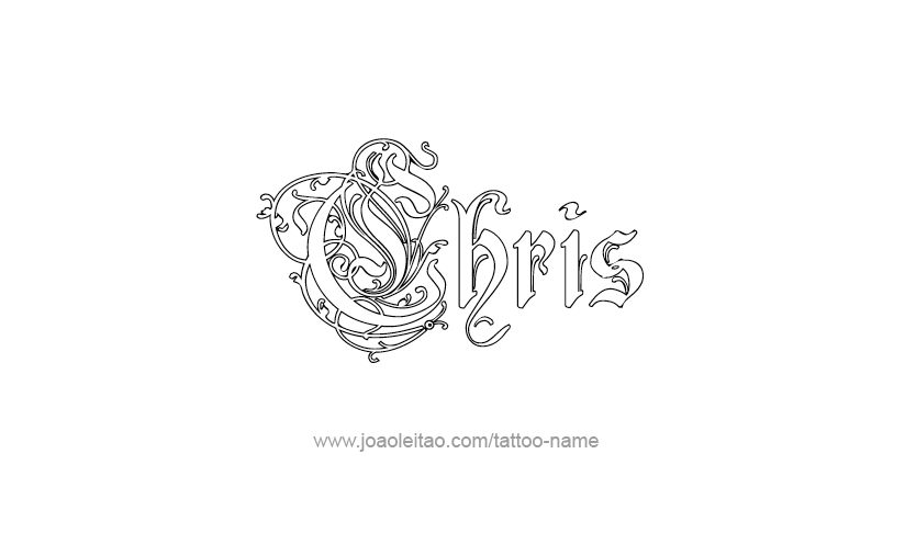 Tattoo Design  Name Chris   