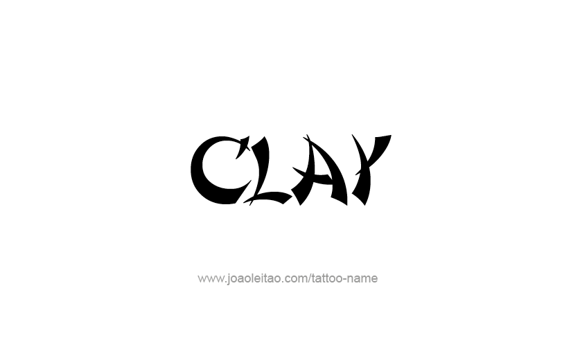 Tattoo Design  Name Clay