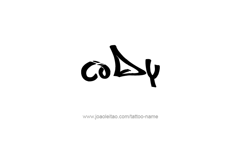 Tattoo Design  Name Cody   