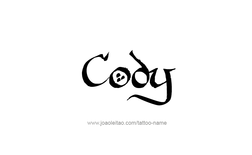 Tattoo Design  Name Cody   