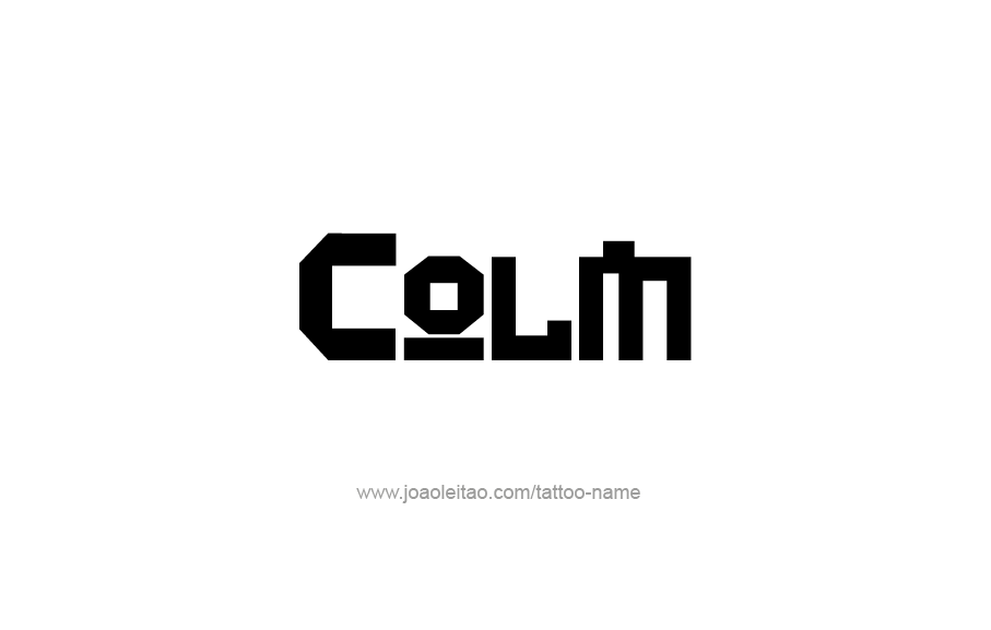 Tattoo Design  Name Colin   