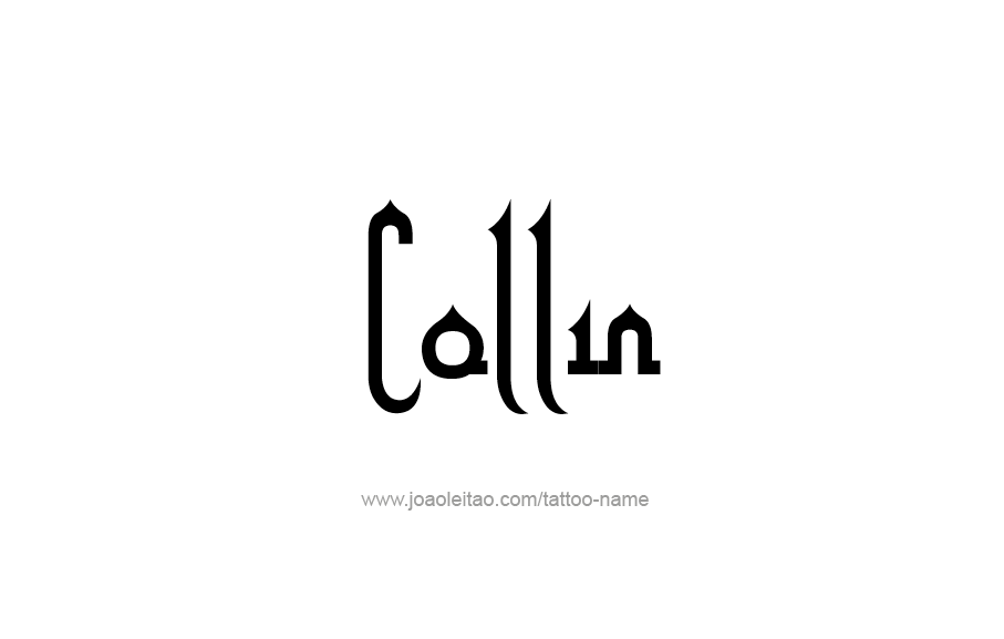 Tattoo Design  Name Collin   