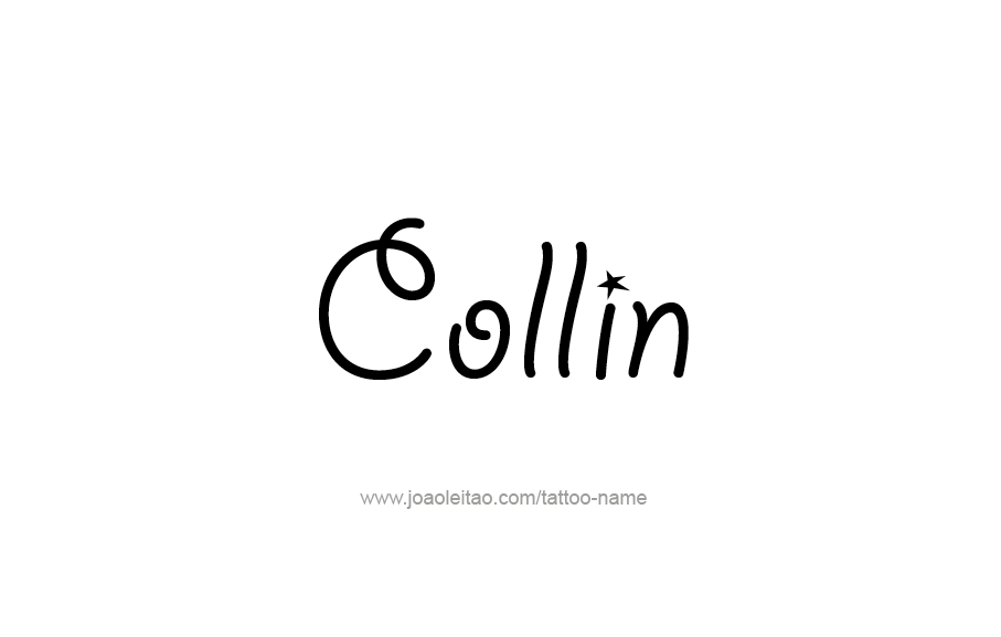 Tattoo Design  Name Collin   