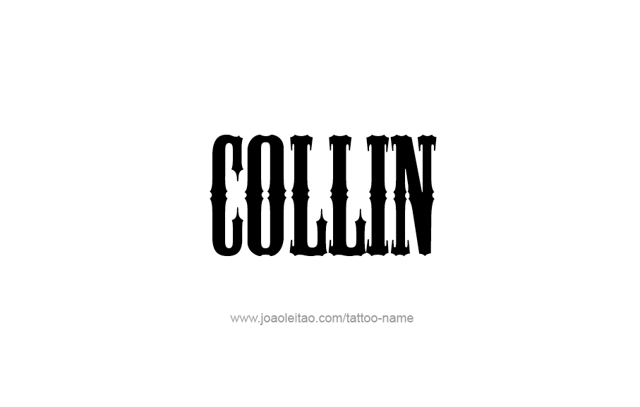 Tattoo Design  Name Collin   