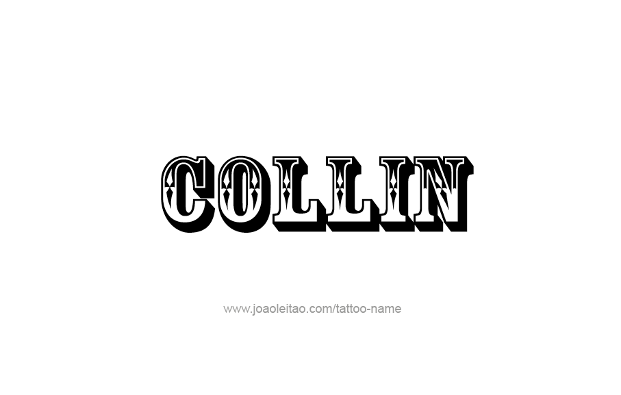 Tattoo Design  Name Collin   