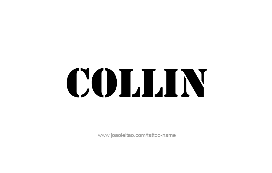 Tattoo Design  Name Collin   