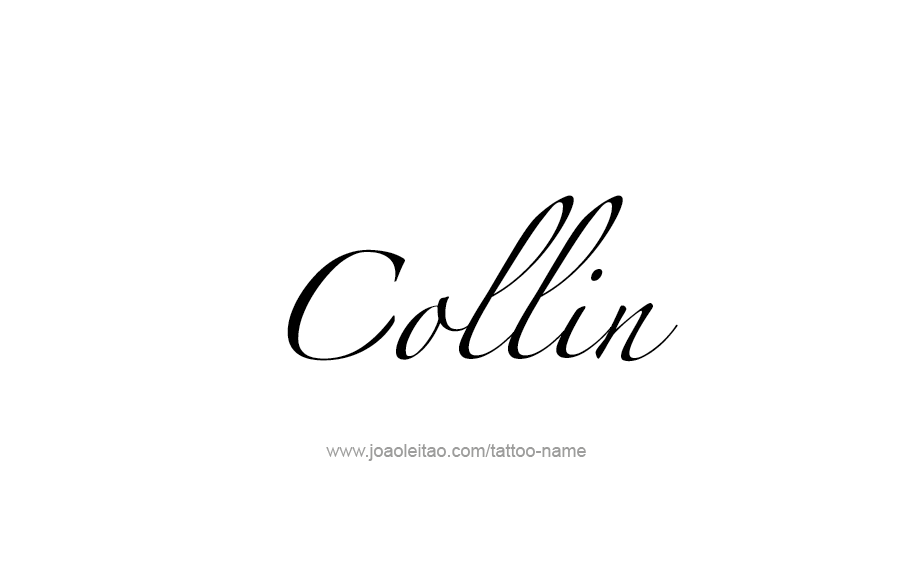 Tattoo Design  Name Collin   