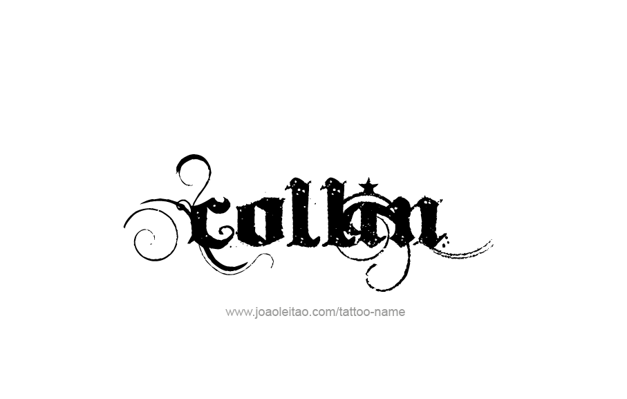 Tattoo Design  Name Collin   