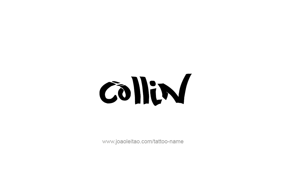 Tattoo Design  Name Collin   