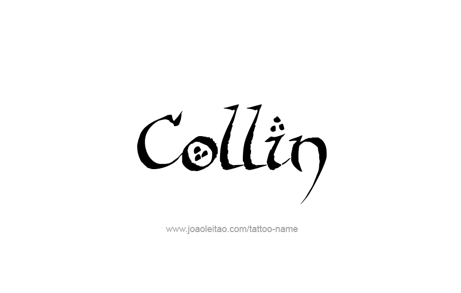 Tattoo Design  Name Collin   