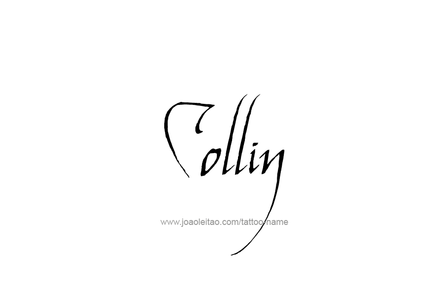 Tattoo Design  Name Collin   