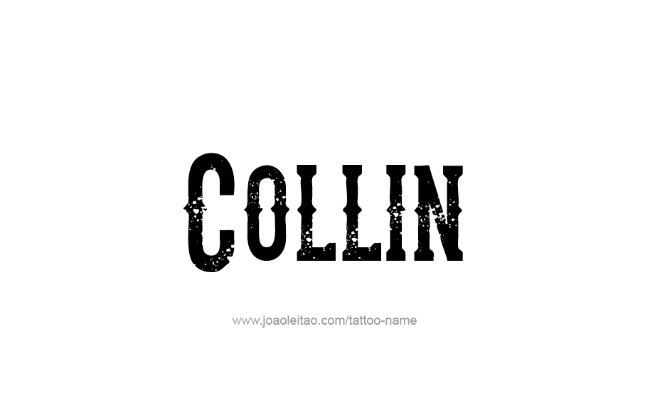 Tattoo Design  Name Collin   