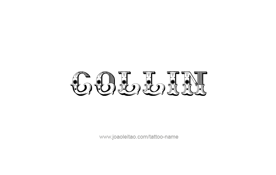 Tattoo Design  Name Collin   