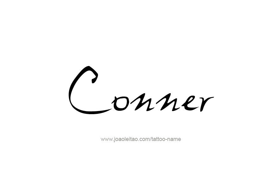 Tattoo Design  Name Conner   