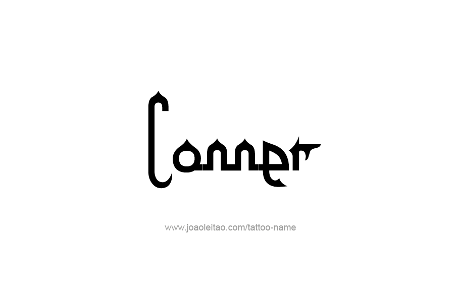 Tattoo Design  Name Conner   