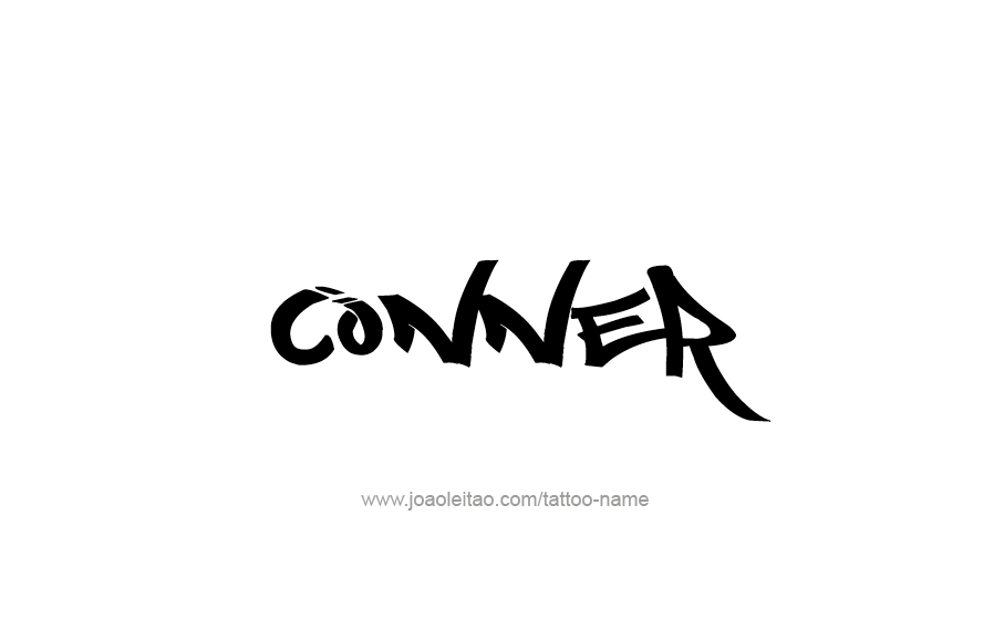 Tattoo Design  Name Conner   