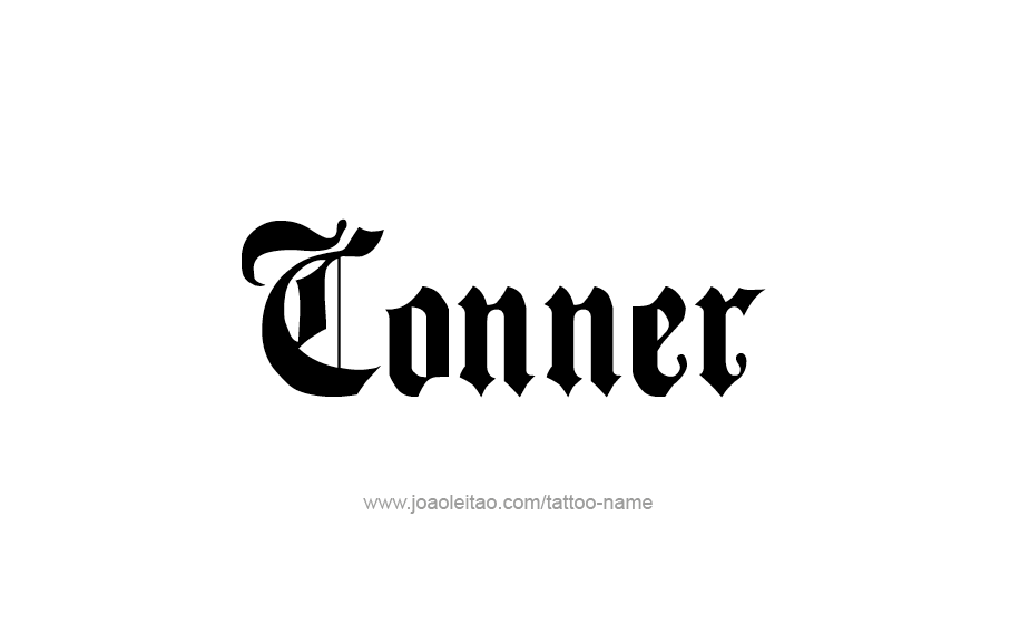 Tattoo Design  Name Conner   