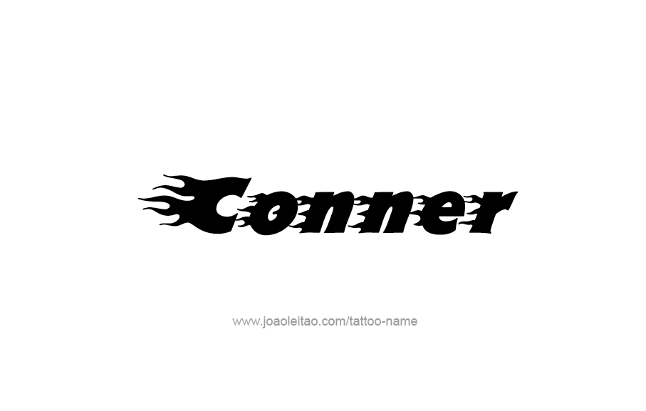 Tattoo Design  Name Conner   