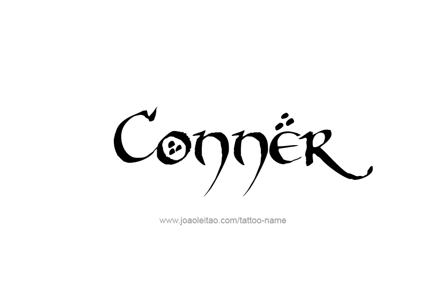 Tattoo Design  Name Conner   