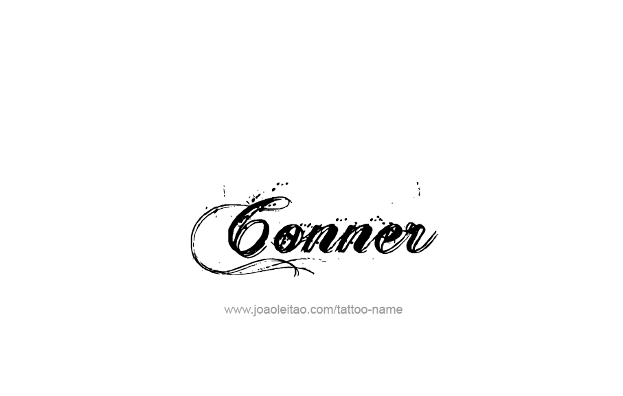 Tattoo Design  Name Conner   