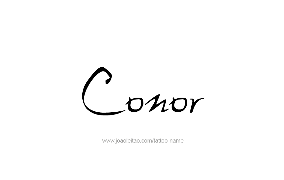 Tattoo Design  Name Conor   