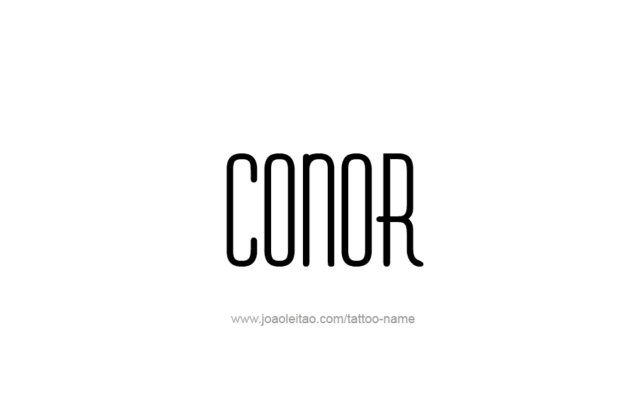 Tattoo Design  Name Conor   