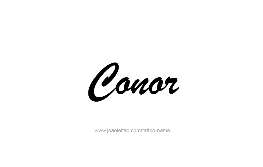 Tattoo Design  Name Conor   