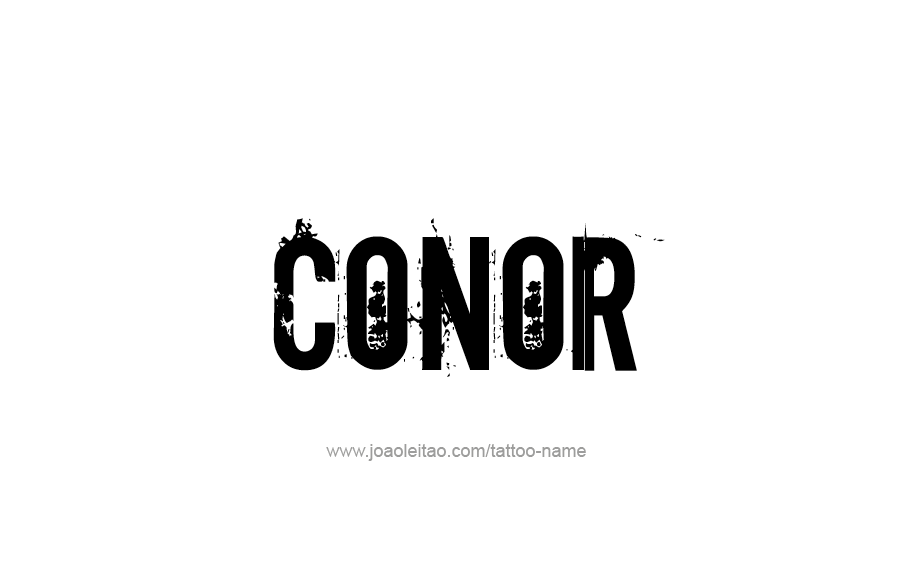 Tattoo Design  Name Conor   