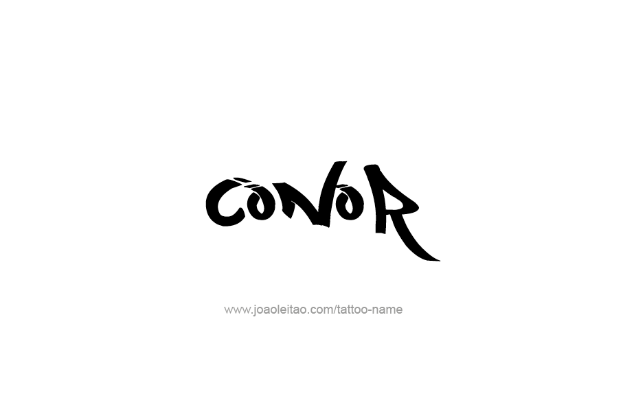 Tattoo Design  Name Conor   