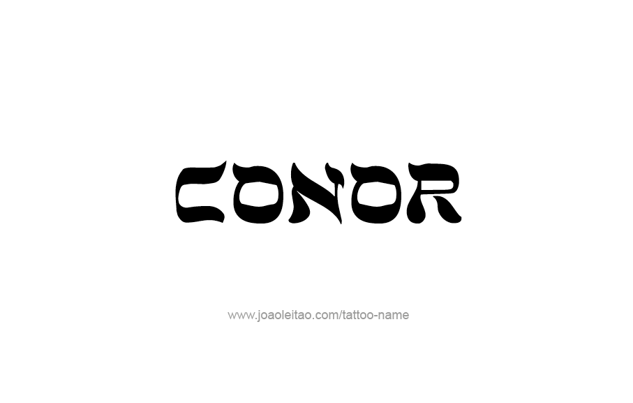 Tattoo Design  Name Conor   