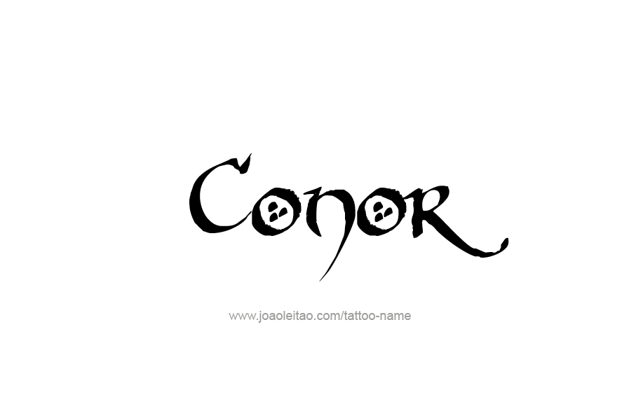 Tattoo Design  Name Conor   