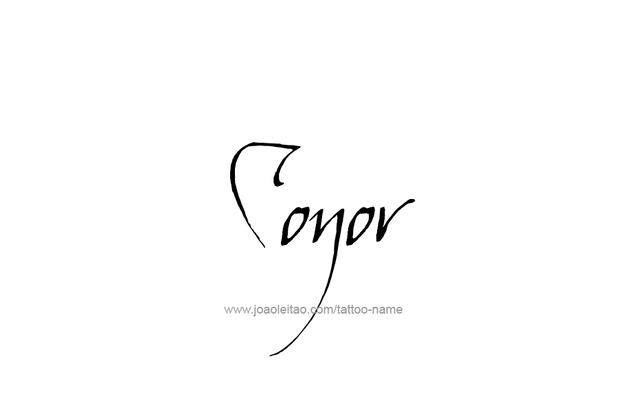 Tattoo Design  Name Conor   