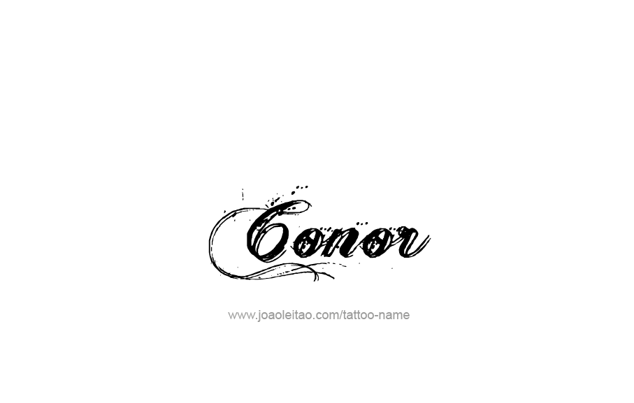 Tattoo Design  Name Conor   