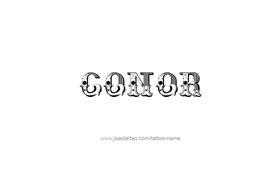 Tattoo Design  Name Conor   