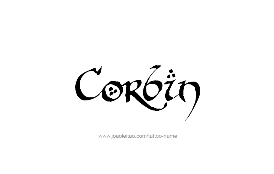 Tattoo Design  Name Corbin   